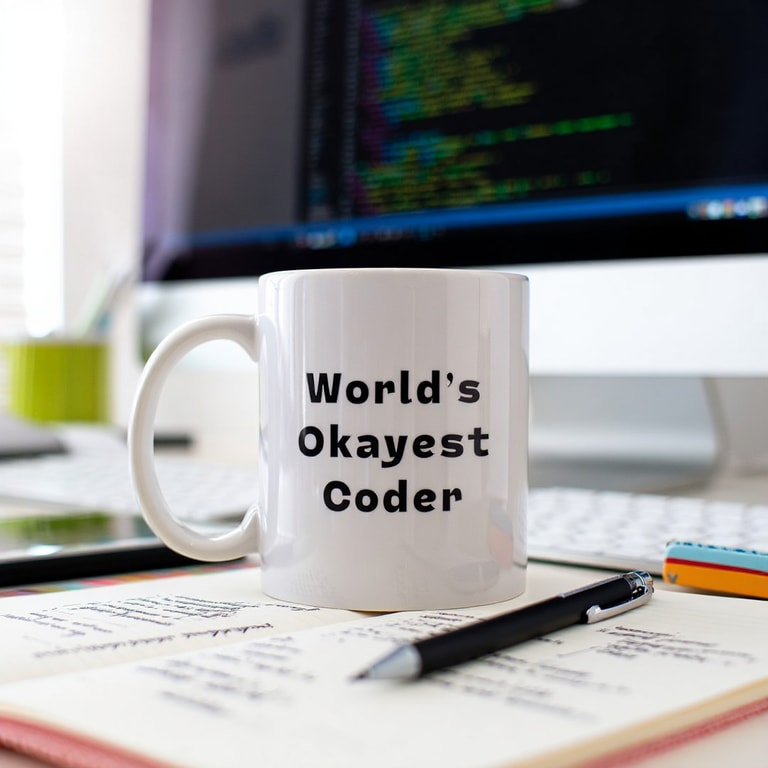 World's Okayest Coder Mug