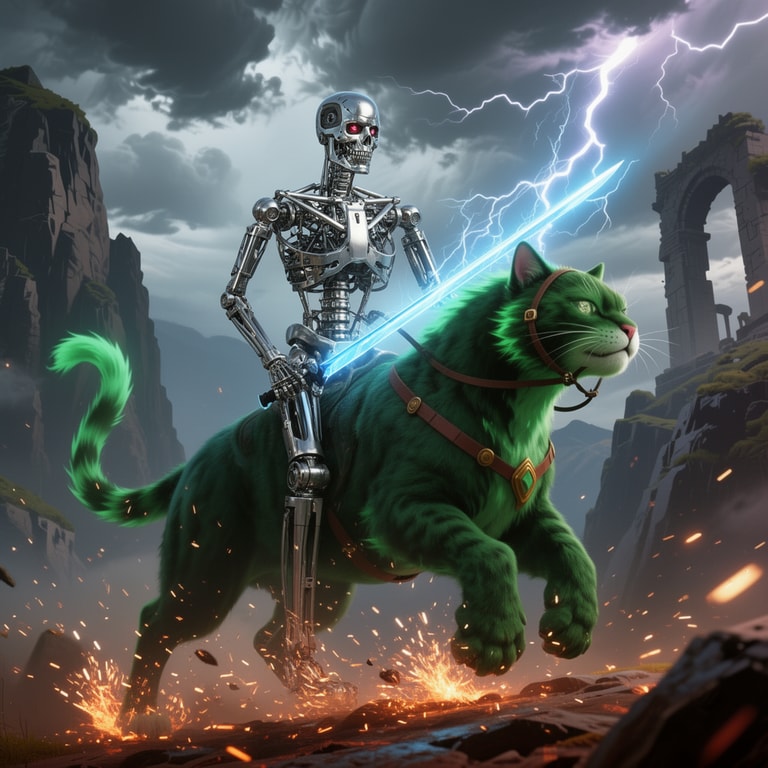 Terminator Rides the Emerald Tempest