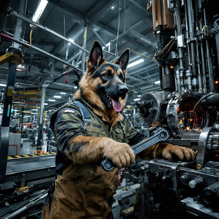 Shepherd Mechanic In The Forge