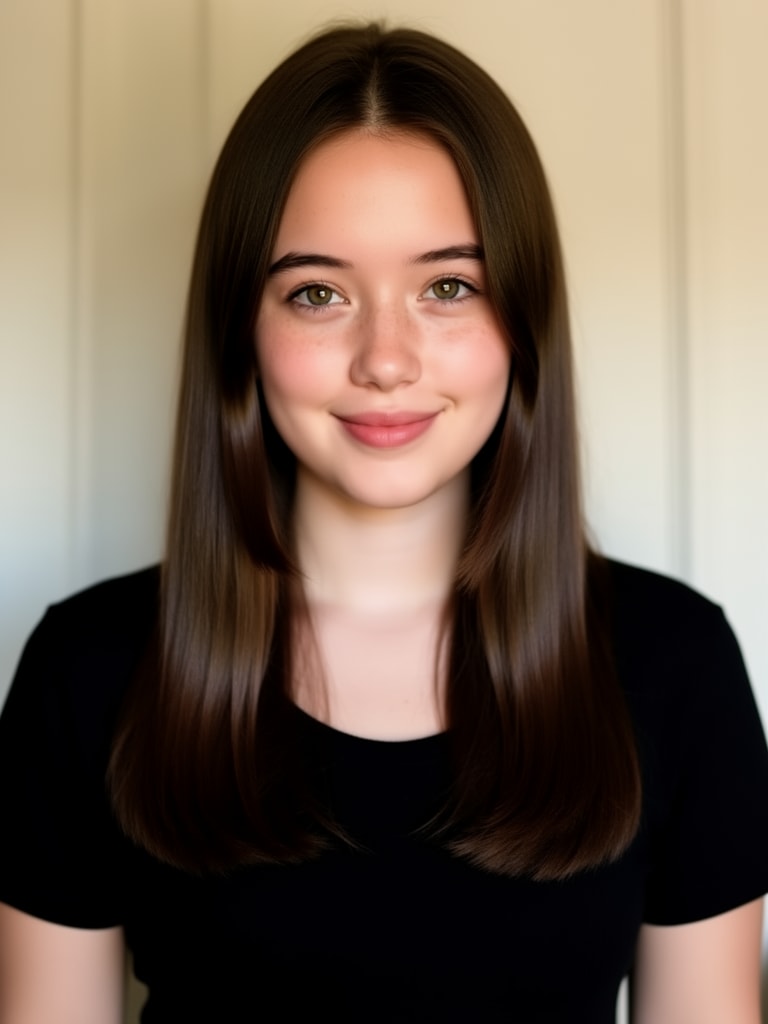 Gentle Smile in Natural Light