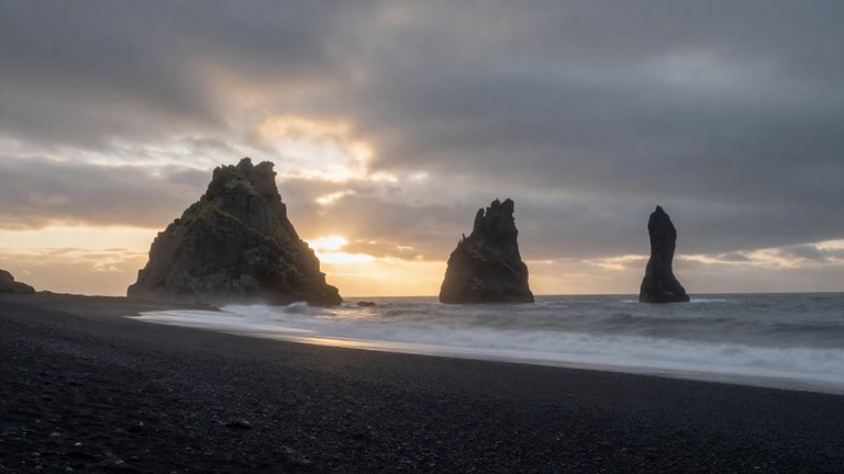 Basalt Sentinels at Dusk