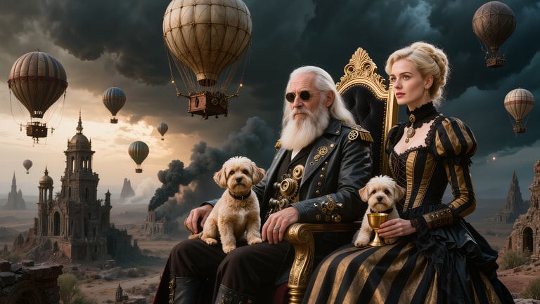 Steampunk Sovereigns of the Skies
