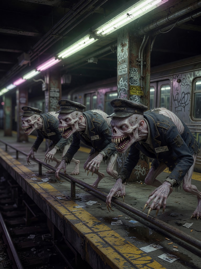 Clawed Ghouls of the Subway