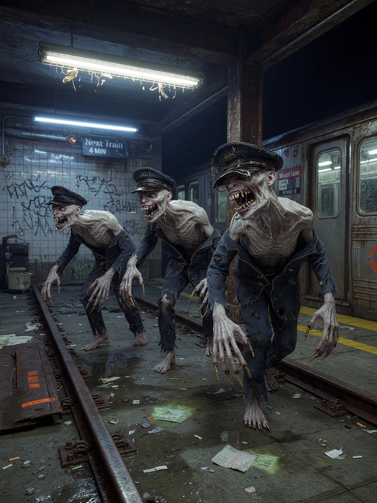 Undead Conductors Stalk Derelict Tracks