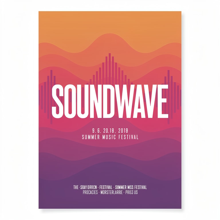 Soundwave Sunset Festival Poster