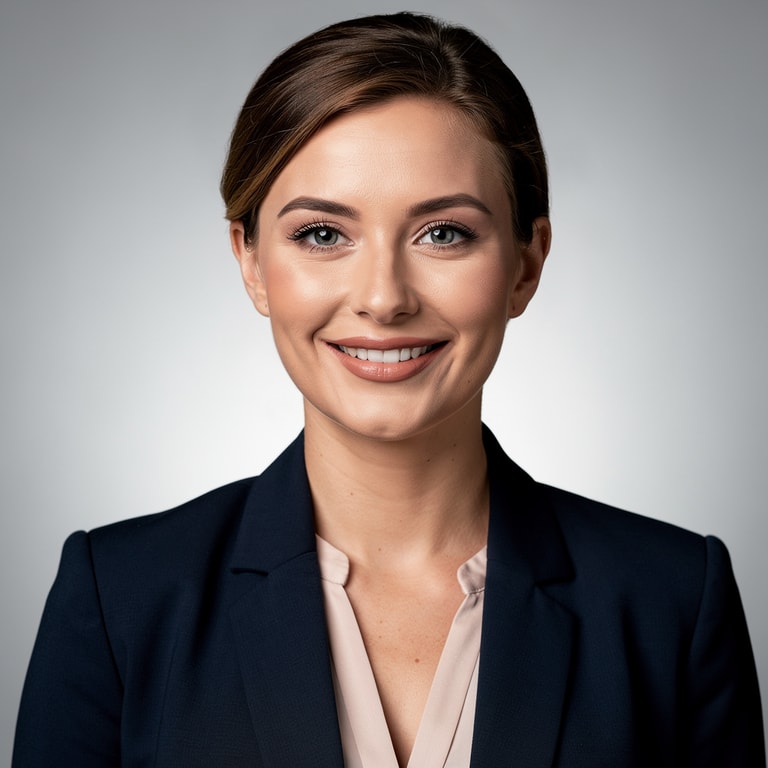 Confident Corporate Portrait in Navy