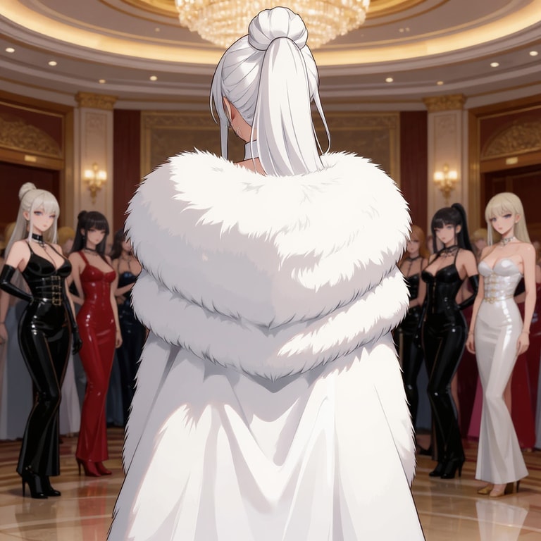 White Fur in the Grand Ballroom