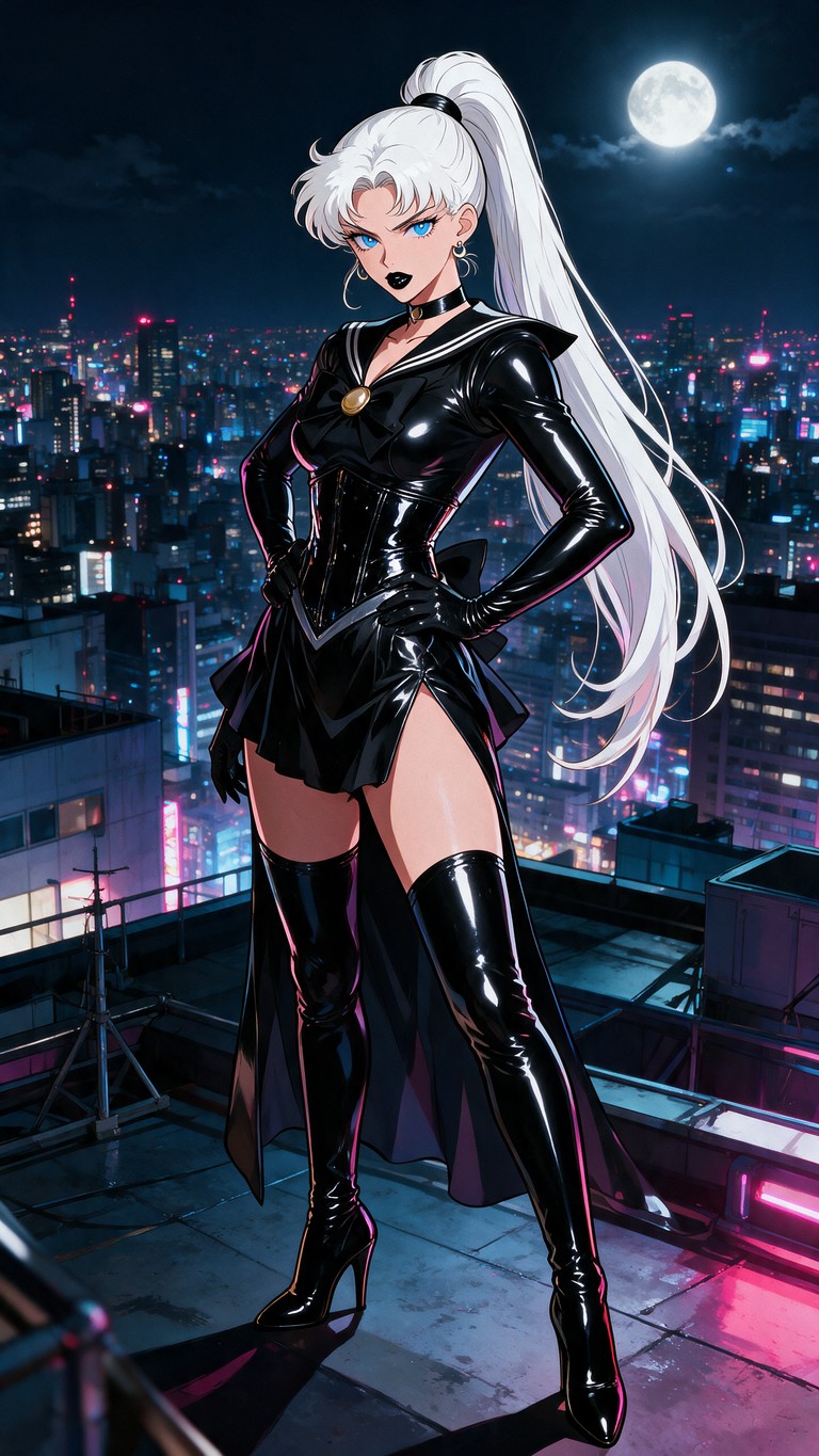 Venus Commands the Neon Night