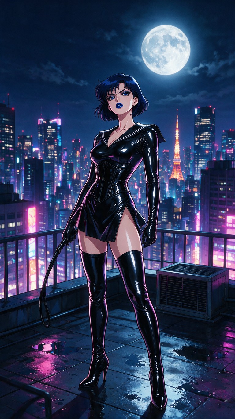 Moonlit Latex Sailor Mars