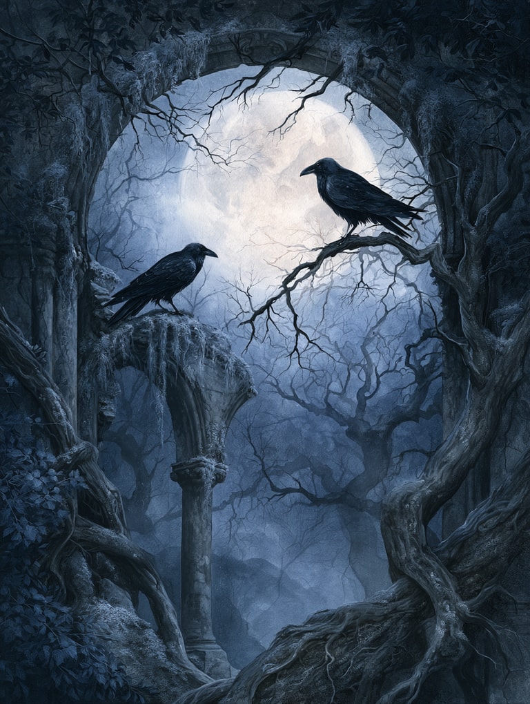 Ravens Beneath The Moon