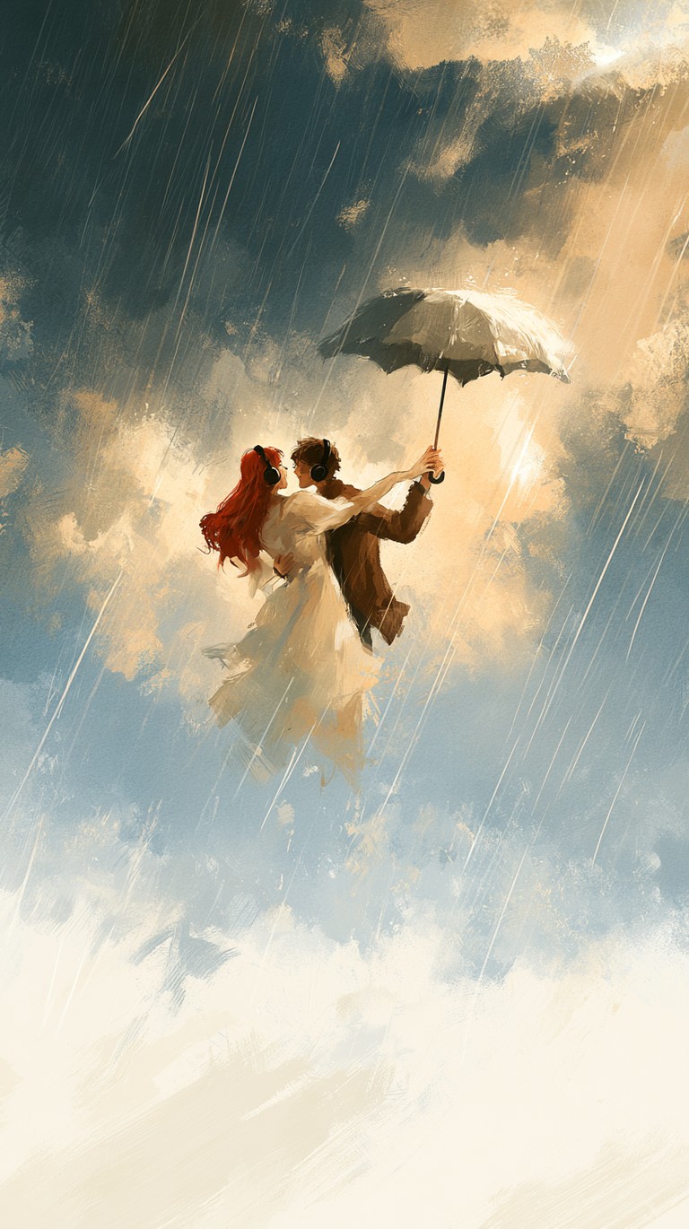 Umbrella Waltz Above The Storm