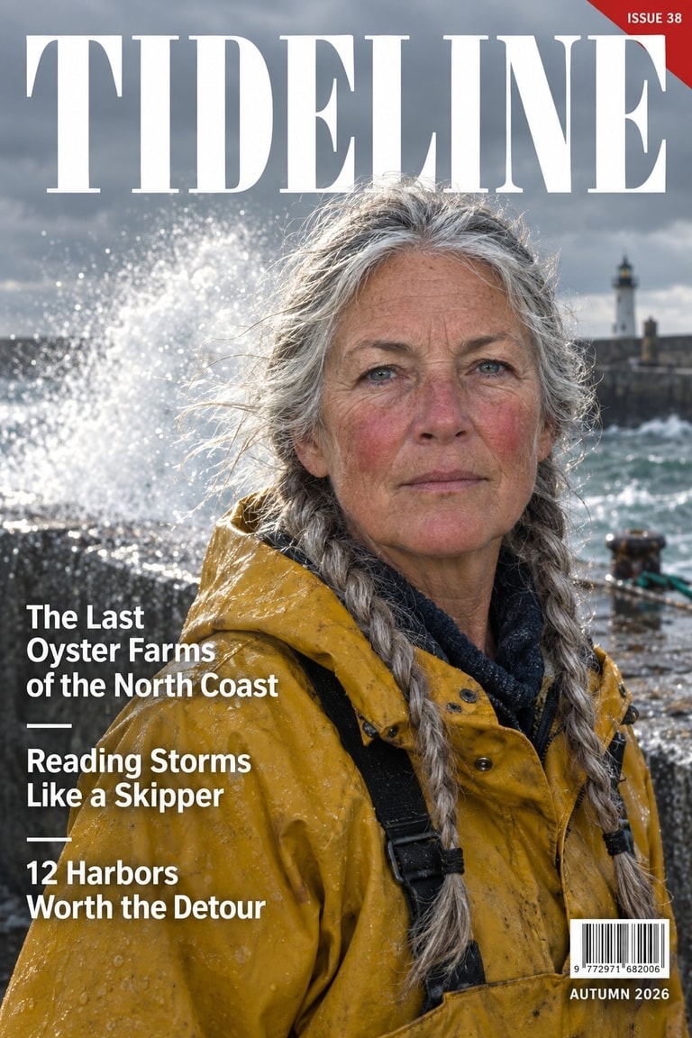 Tideline Storm Harbor Portrait