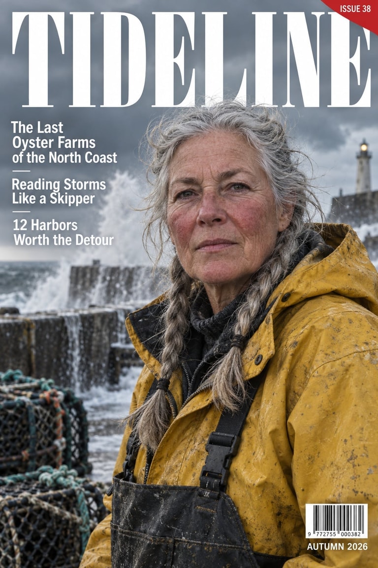 Tideline Storm Harbor Portrait