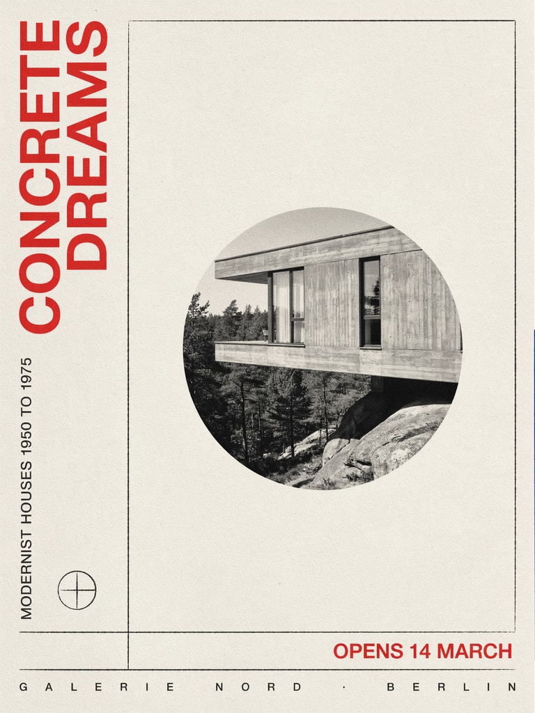Concrete Dreams Exhibition Poster