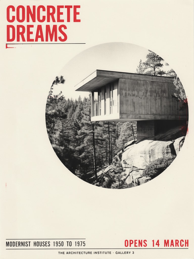 Concrete Dreams Exhibition Poster