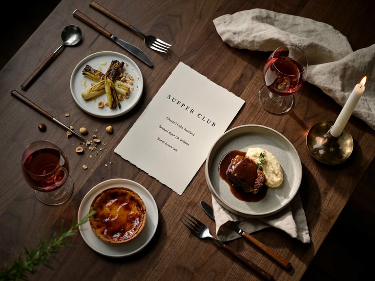 Candlelit Supper Club Table