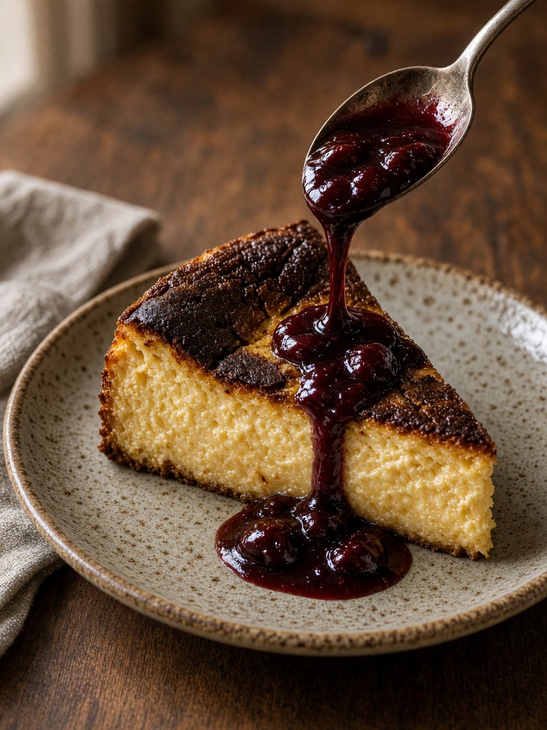 Burnt Basque Cherry Cascade