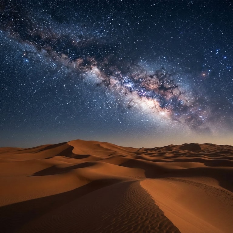Milky Way Over Rolling Dunes