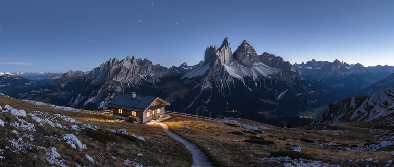 Starlit Alpine Refuge