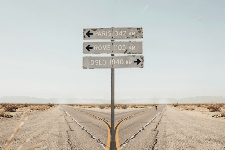 Desert Fork Signpost