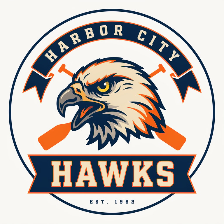 Harbor City Hawks Crest