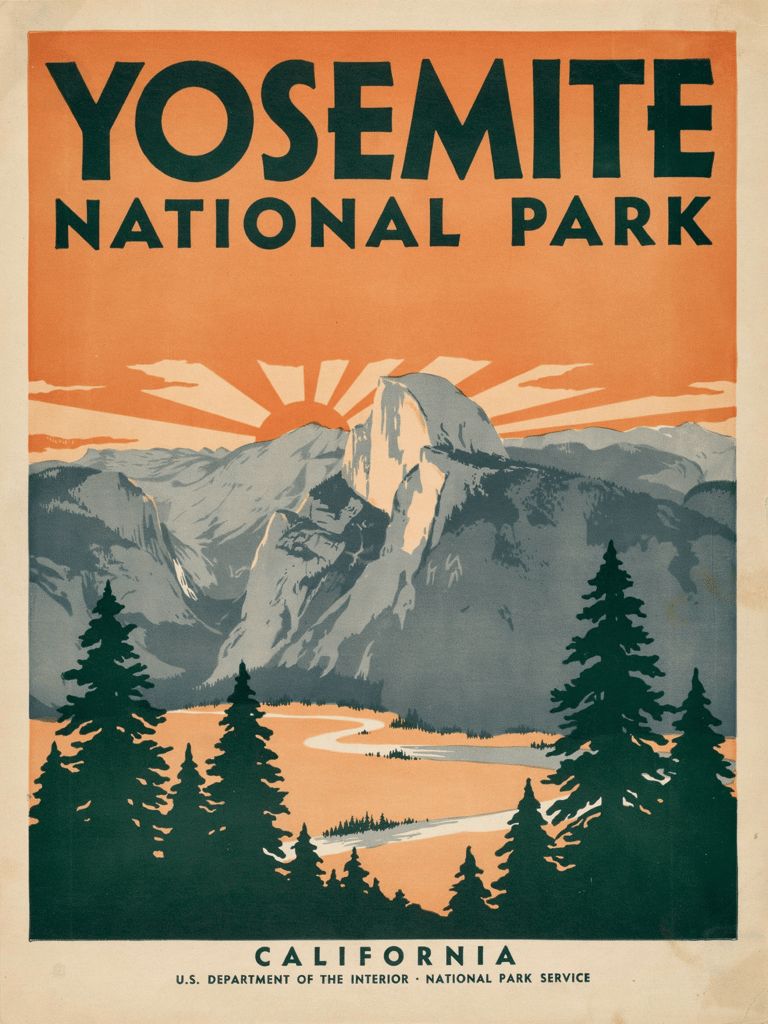 Yosemite Sunrise Over Half Dome