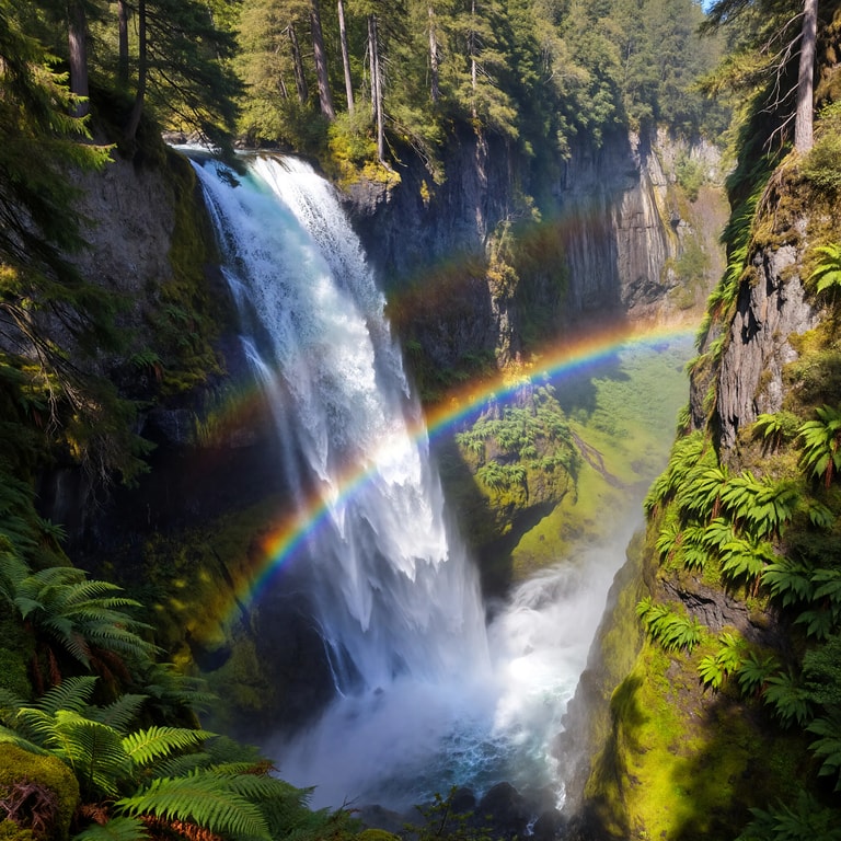 Rainbow Cascade in Emerald Canyon