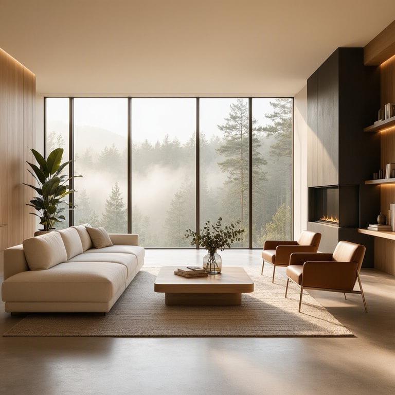 Misty Forest Modern Sanctuary