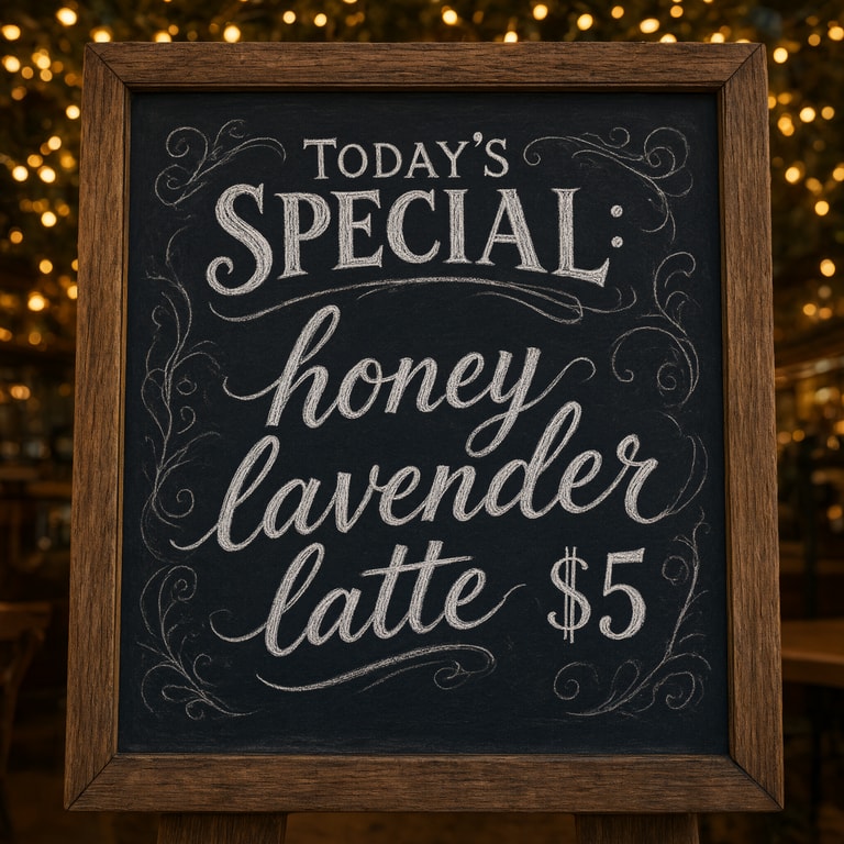 Honey Lavender Latte Special