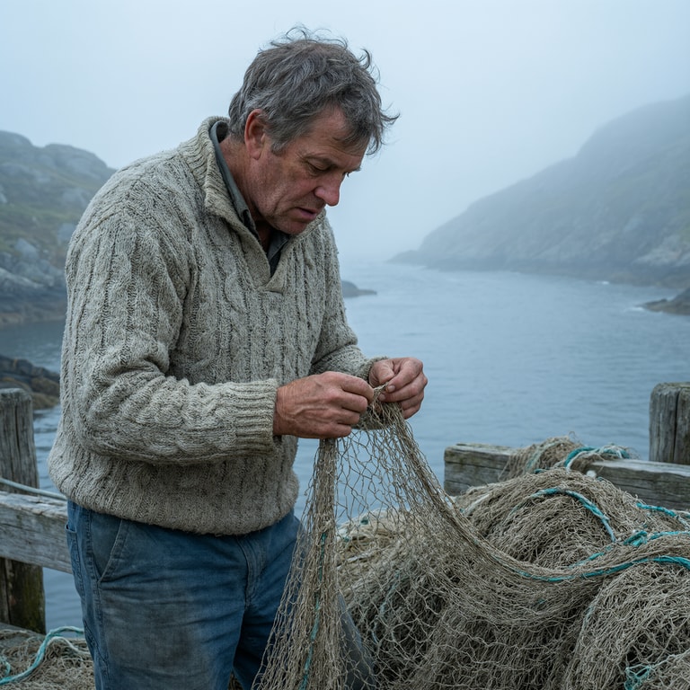 Mending Nets in the Fog