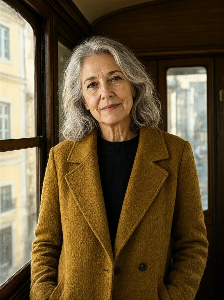 Silver Hair Lisbon Afternoon