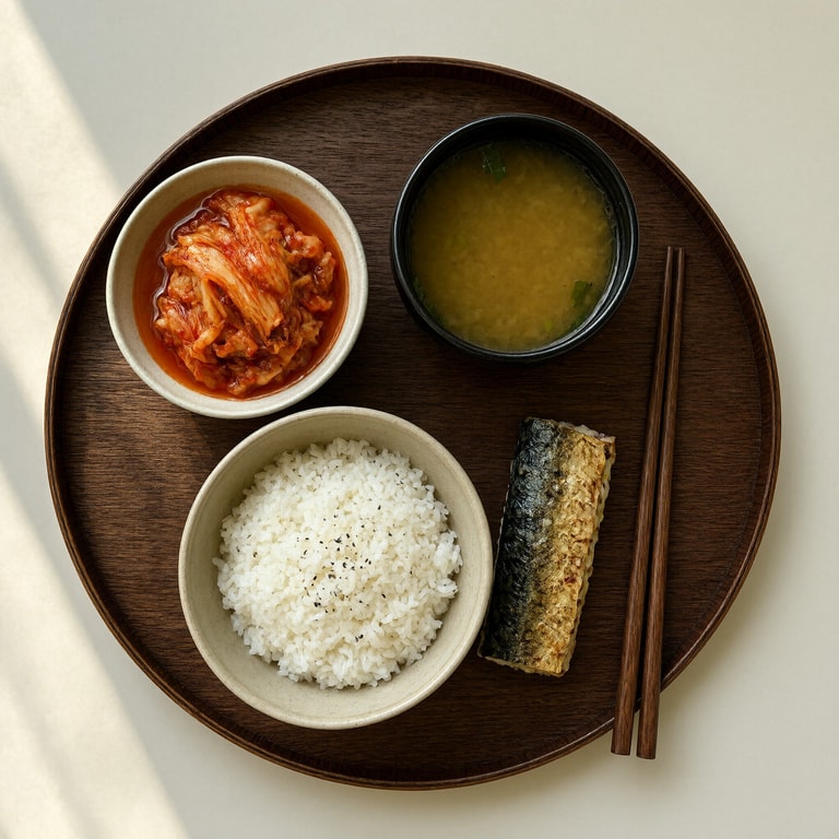 Sunlit Korean Breakfast Tray