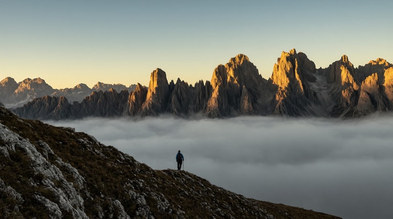 Solitude Above The Clouds