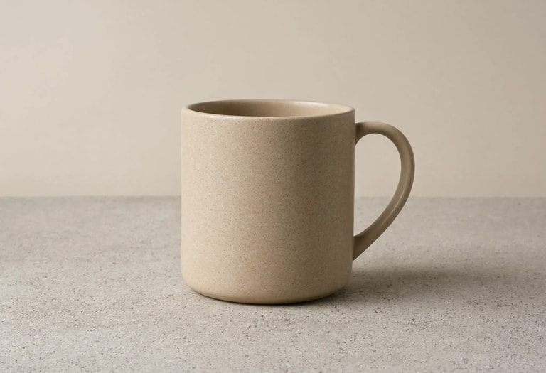 Matte Ceramic Mug in Stillness