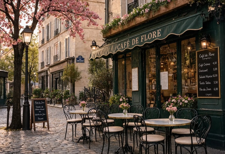 Blossoms at Café de Flore