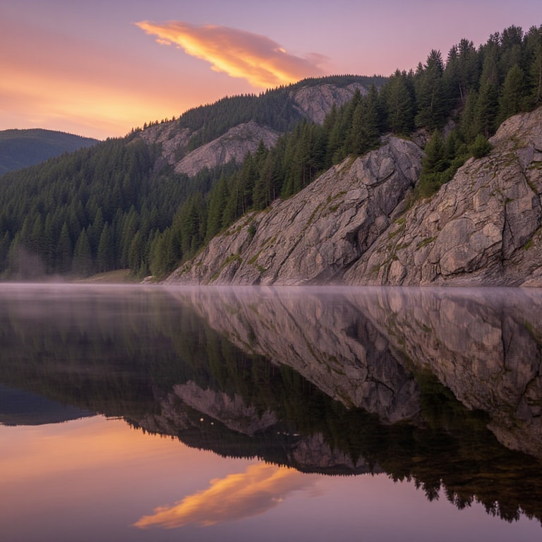 Dawn's Mirror in Mountain Wilderness