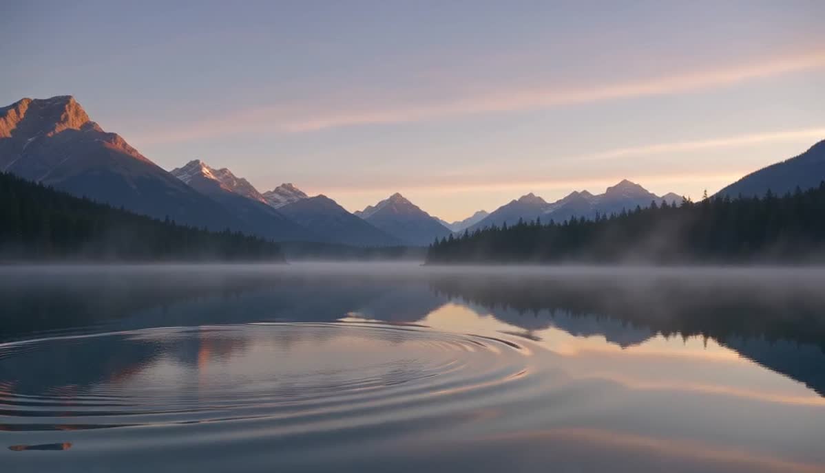 Make a Meditation Video Background With AI, Cheapest Tier example