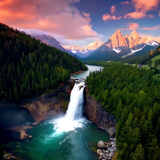 *Soaring Dreams: Escape to a Hidden Waterfall Paradise*
