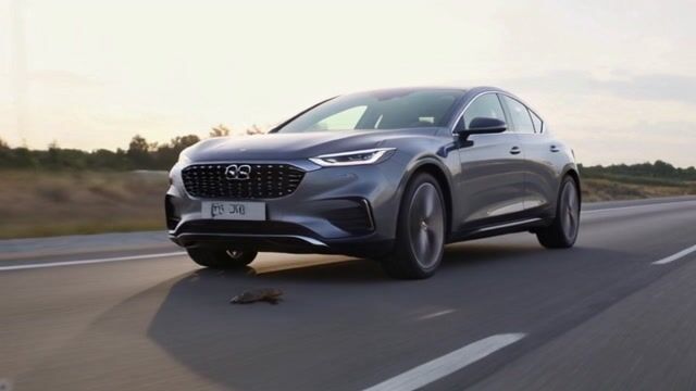 Tesla Model X Dodges Frogs on Highway - AI Animation