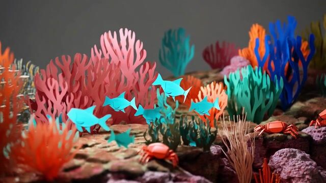 Papercraft Coral Reef: A Colorful Underwater Journey
