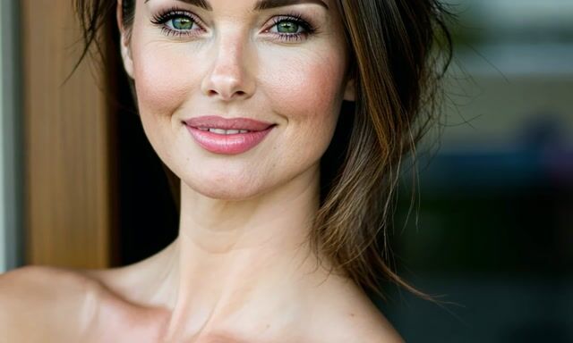 Woman Smiling Genuine Happiness and Joy