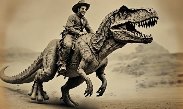 TRex StraightOn A Majestic Gaze