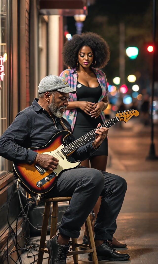 Soulful Blues Performance Guitar and Vocals