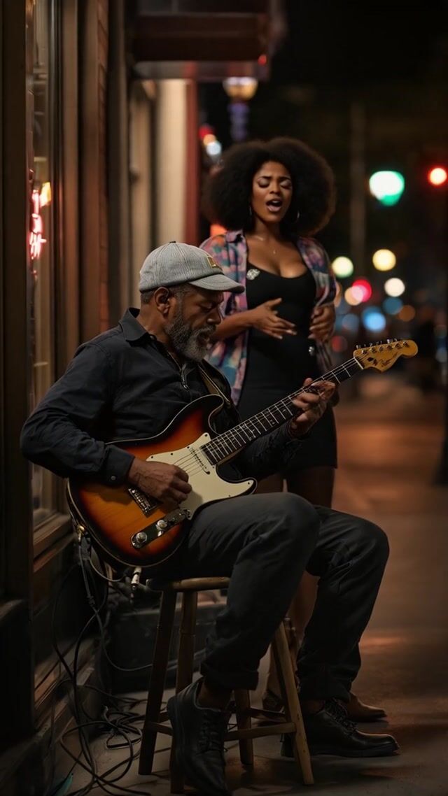 Bluesy Duo Guitar and Vocals Come Together in Soulful Performance