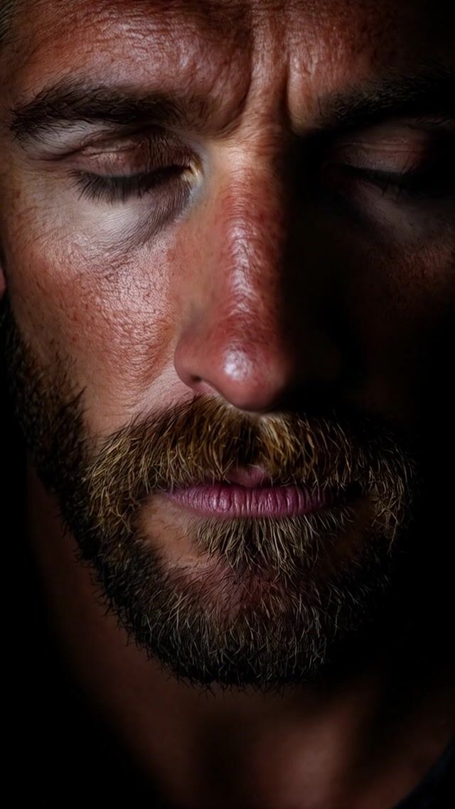 Man with a Serious Look