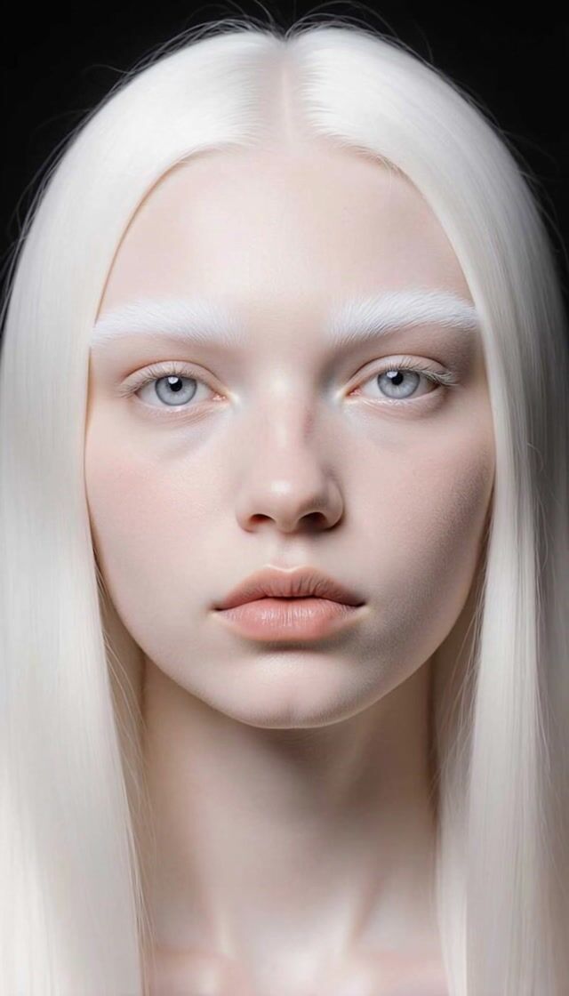 AI-generated image: Woman morph into a white owl