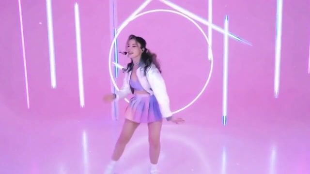 AI-generated image: a kpop girl dancing and singing a song about how pixel dojo is the only ai tool you need. with over 