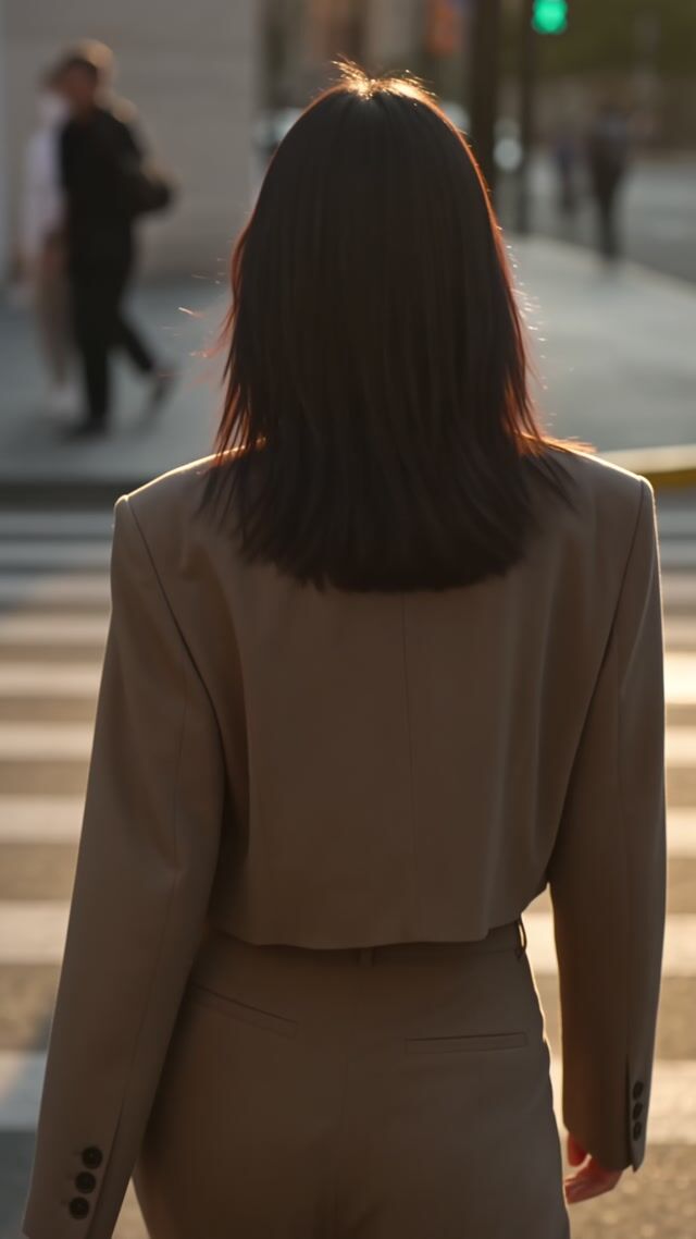 Golden Hour Tailored Stride