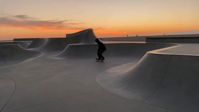 Carving Concrete at Dusk