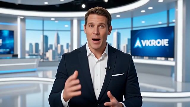 Confident Anchor Commands the Studio